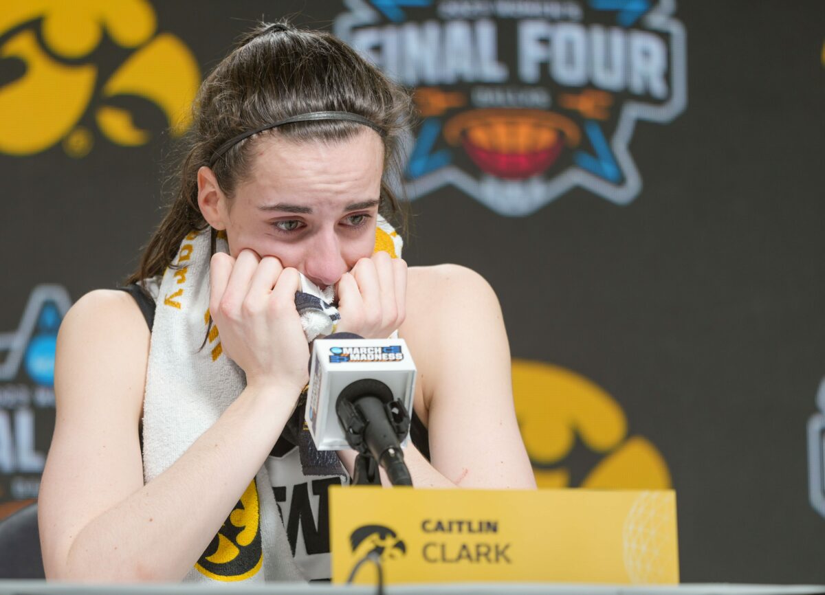 Caitlin Clark tearfully reflected on her legacy after women’s NCAA tournament finals loss