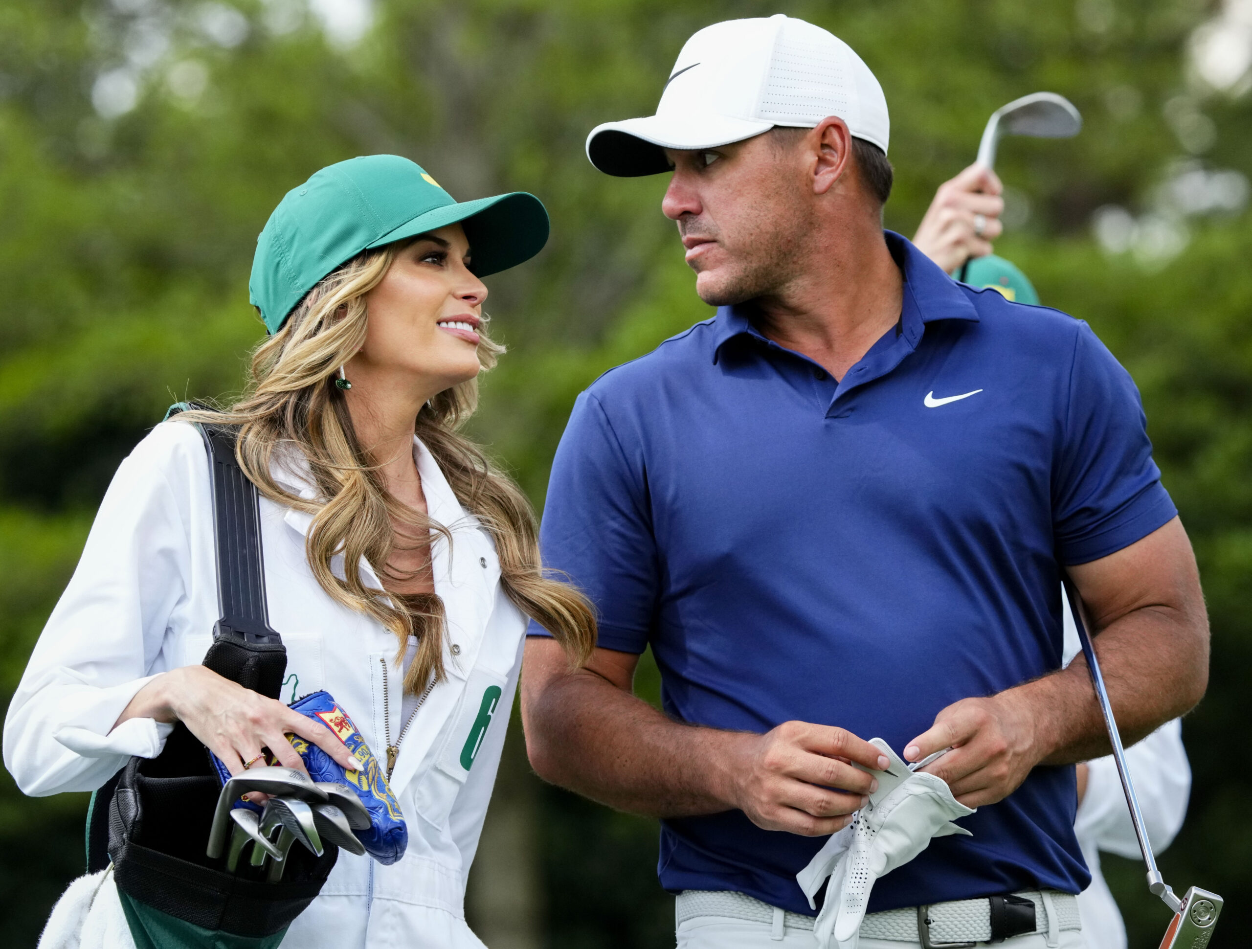 Five things to know about Jena Sims Koepka as her husband Brooks Koepka chased his first Masters win