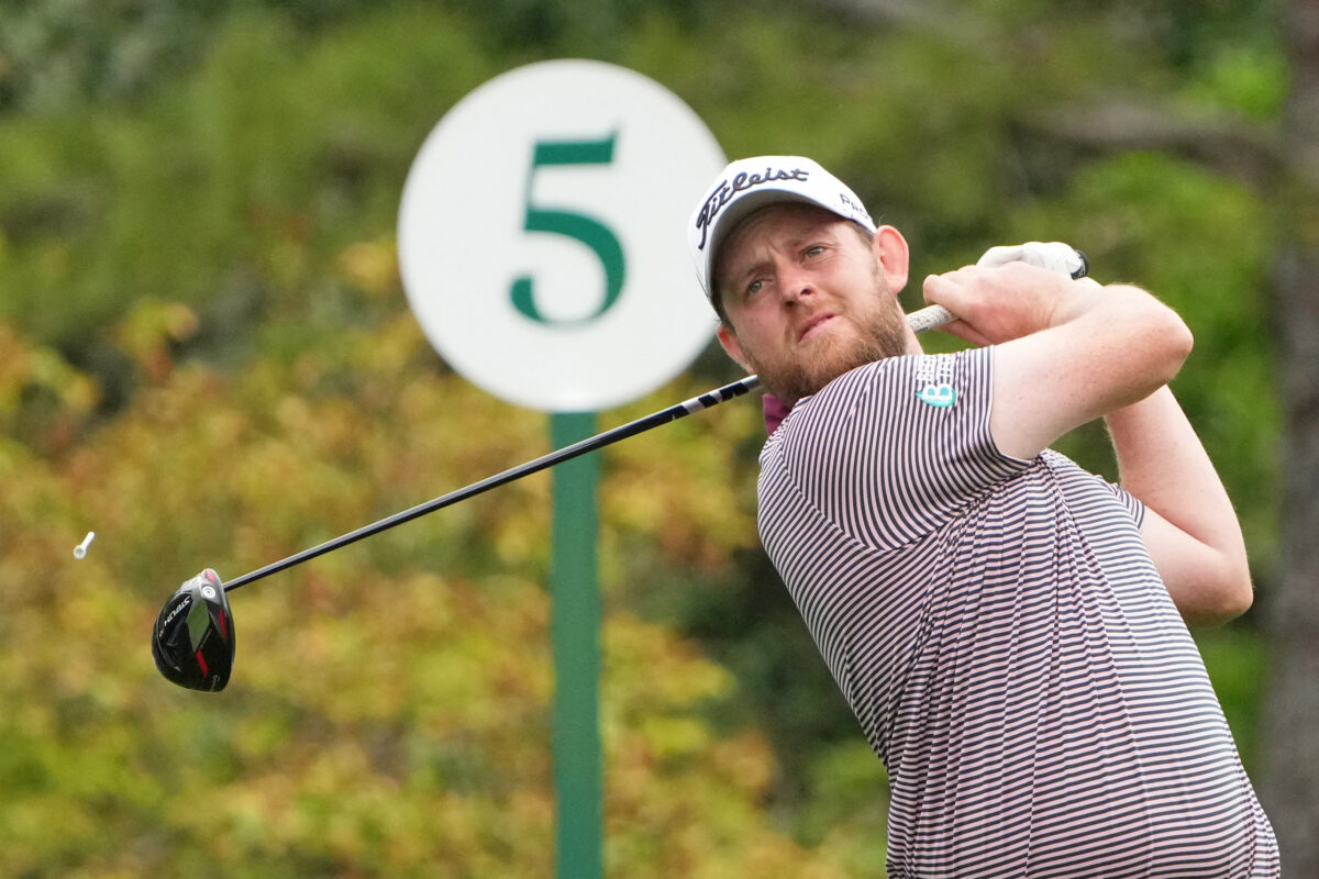 Amateur Matthew McClean, a trained optometrist, found himself leading the Masters early in the first round