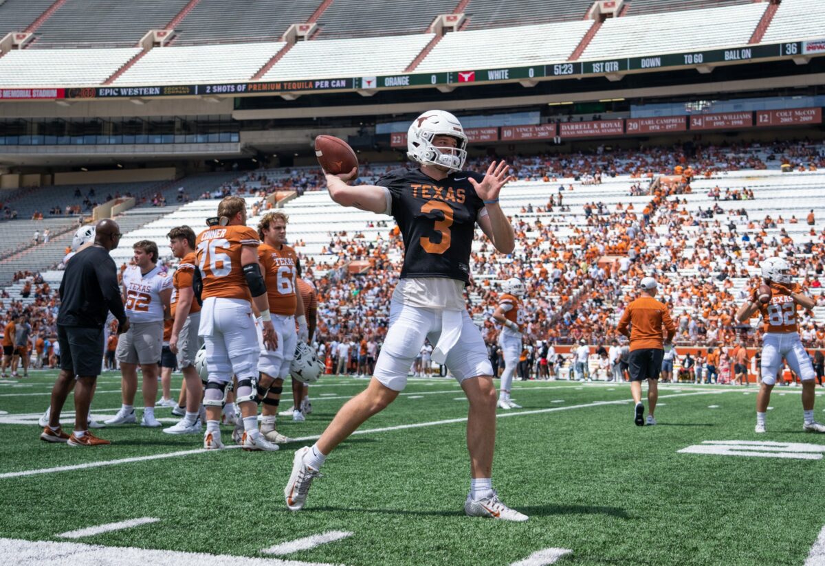 Texas Football: Quinn Ewers ends quarterback debate with strong spring showing