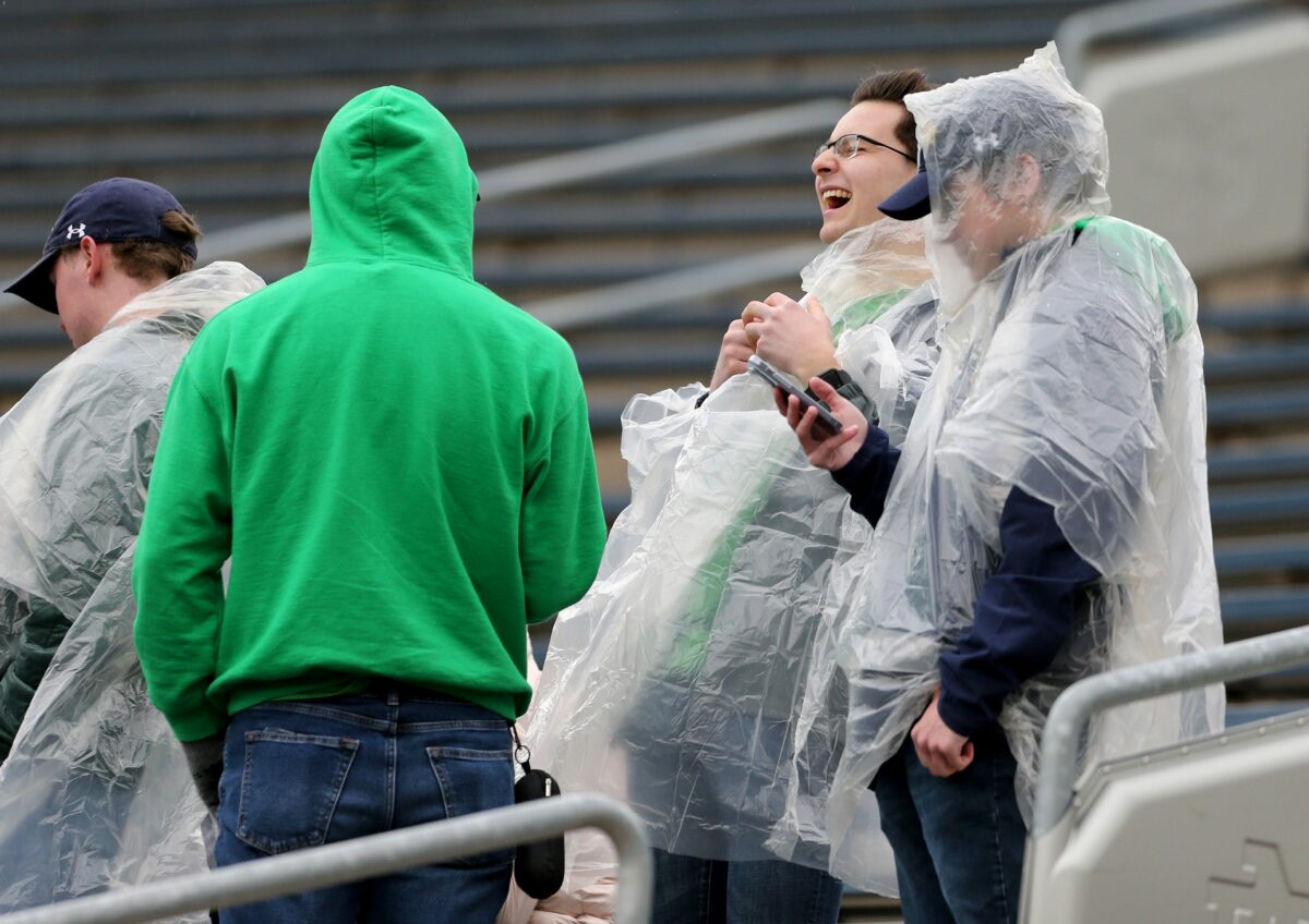 On3 editor: Notre Dame fans ‘absurdly dumb’ to be at Blue-Gold Game