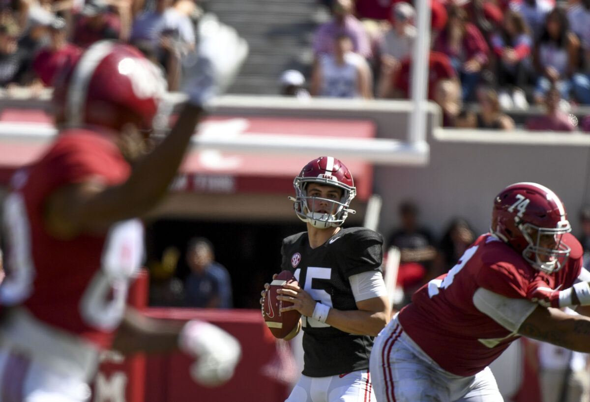 The top images from Alabama’s A-Day spring game