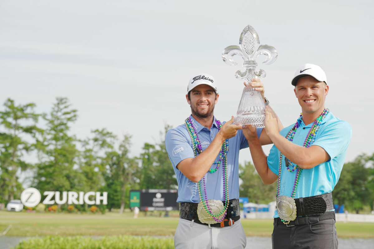 Nick Hardy, Davis Riley team up to win 2023 Zurich Classic of New Orleans for first PGA Tour wins