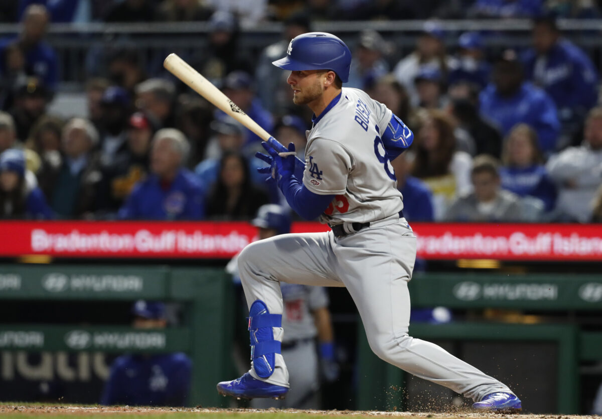 Michael Busch gets first career hit for Los Angeles Dodgers