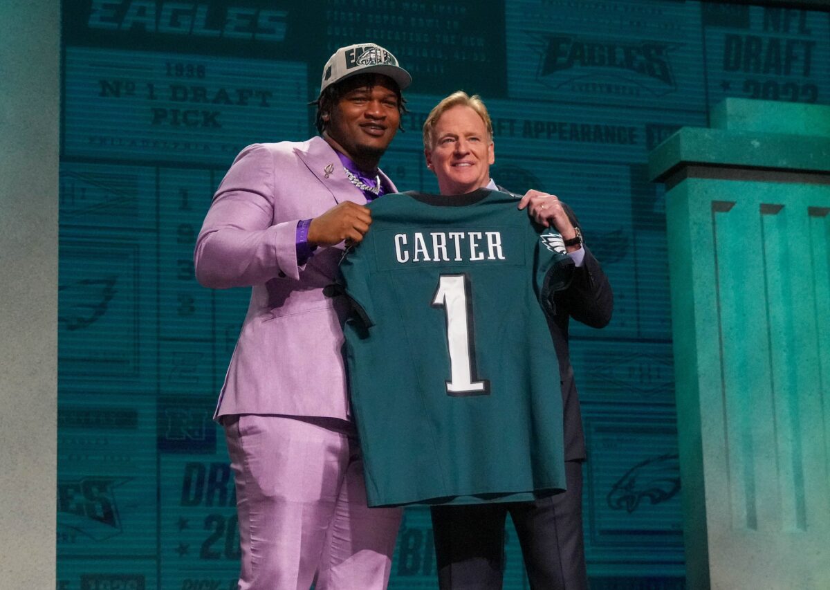 Twitter reacts to the Eagles selecting Georgia DT Jalen Carter