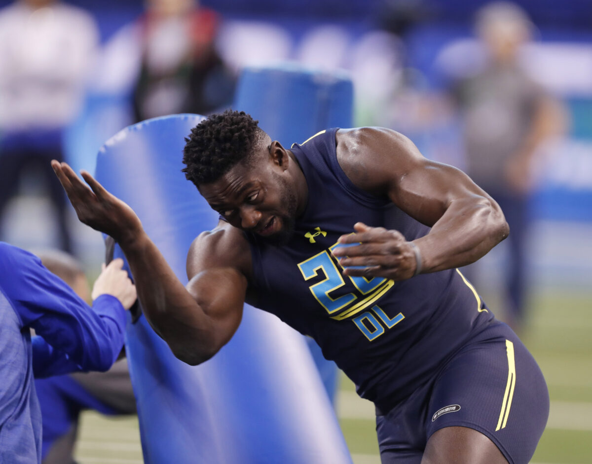 Setting the New Orleans Saints’ athletic prototype at defensive end