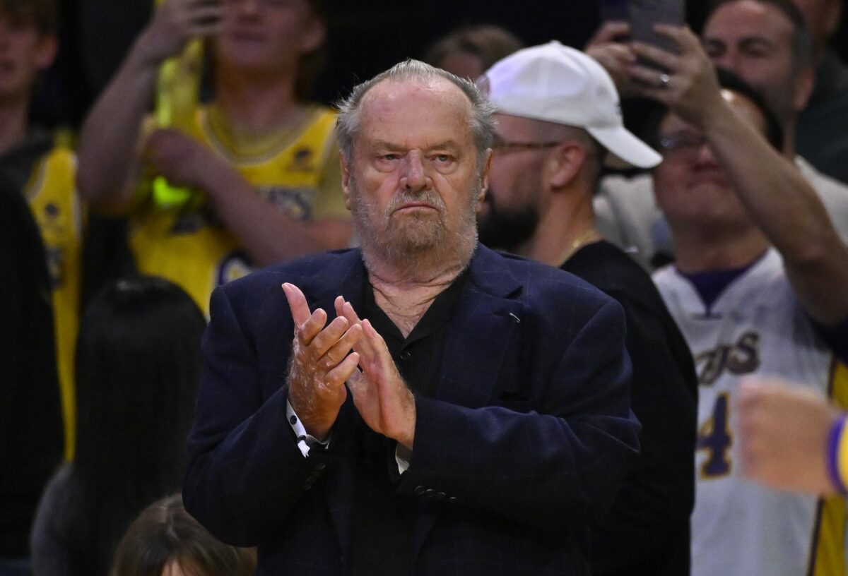 7 photos of Jack Nicholson courtside for Lakers’ first-round win vs. Grizzlies