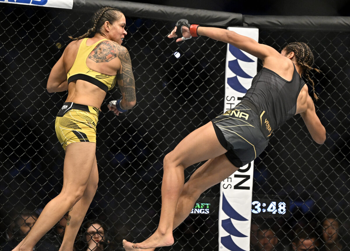 Amanda Nunes warns Julianna Peña: ‘I’m gonna put your ass down’ in UFC 289 trilogy bout