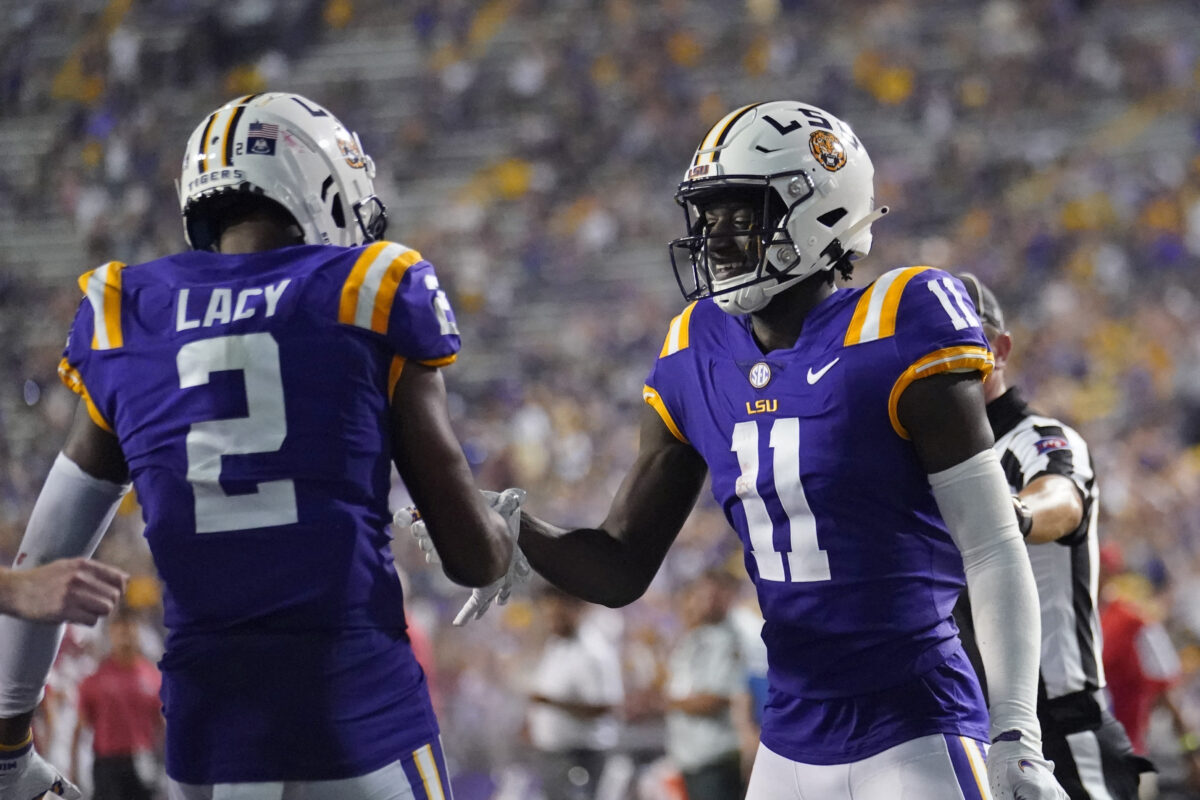 Projecting the stats for LSU receivers in 2023