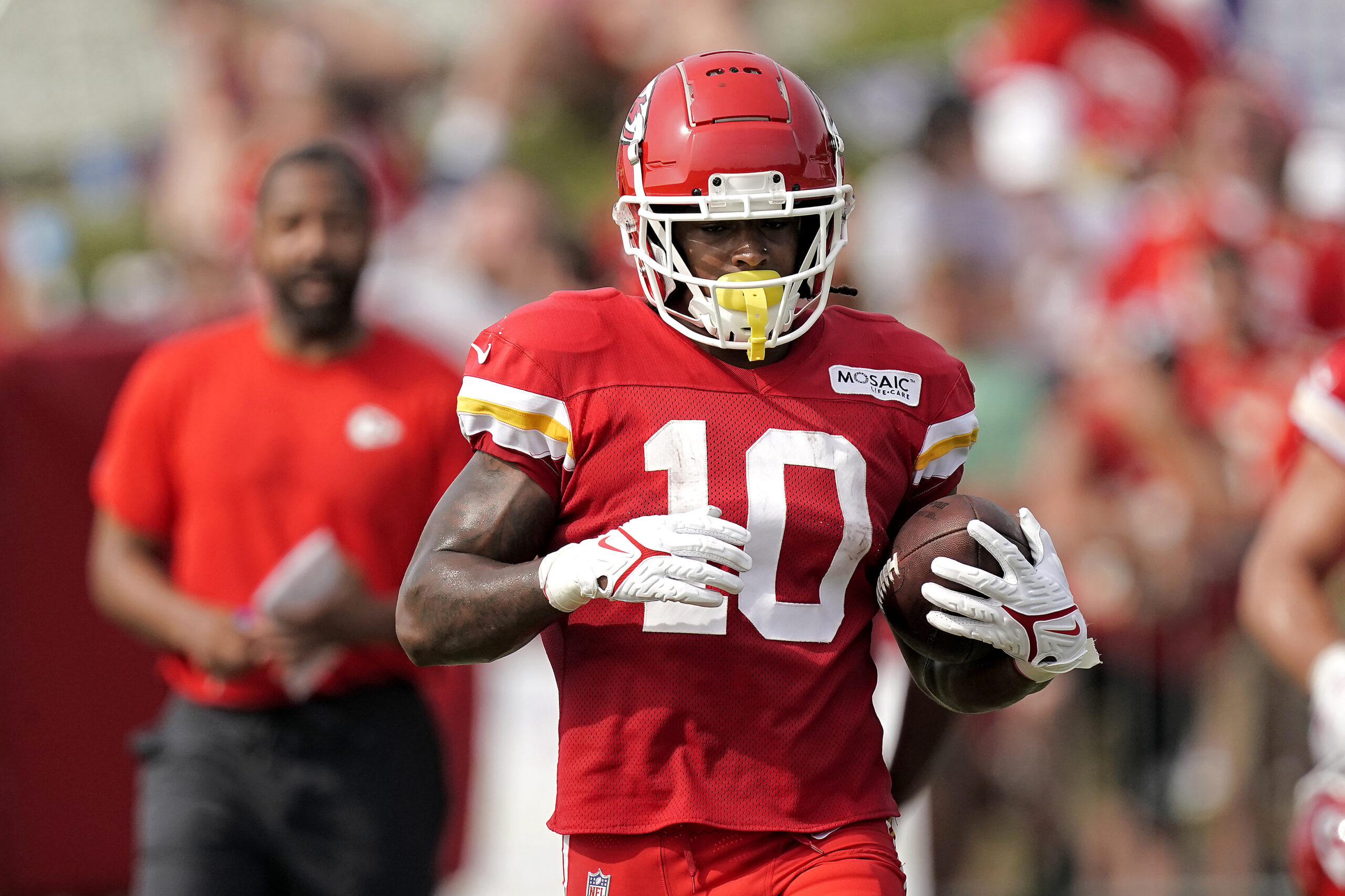 Chiefs RB Isiah Pacheco discussed his biggest improvement in 2022