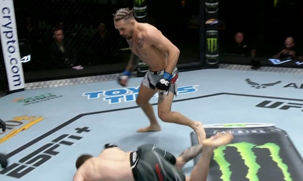 UFC Fight Night 222 video: Christos Giagos thumps Ricky Glenn for 95-second KO