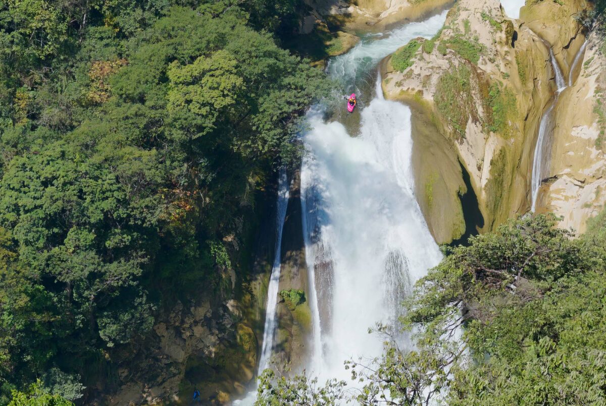 Kayaker Dane Jackson’s wild ride down the world’s steepest rideable waterfall series