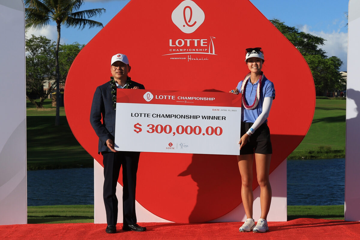 Prize money payouts for each LPGA player at 2023 Lotte Championship