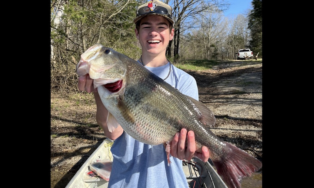 Crappie angler lands giant bass; ‘I thought I was hooked on a log’
