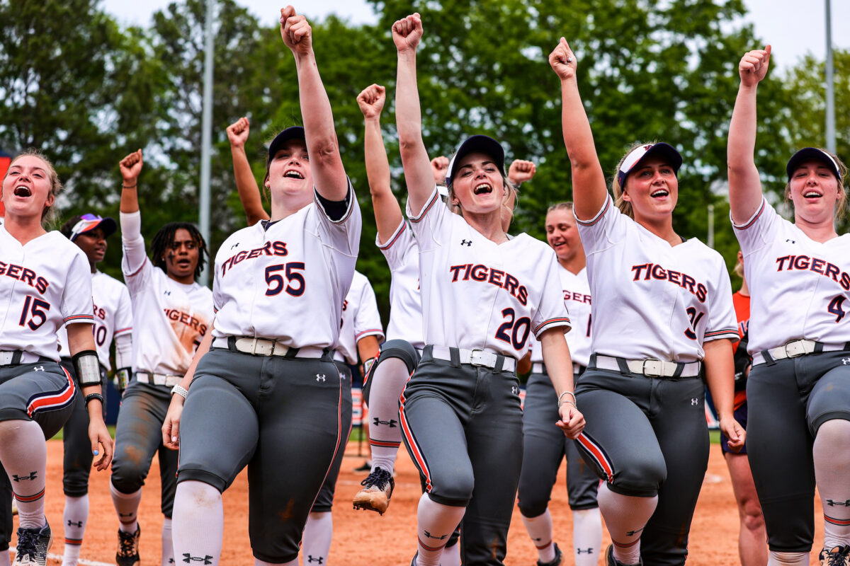 Auburn softball is headed to the Clemson Regional