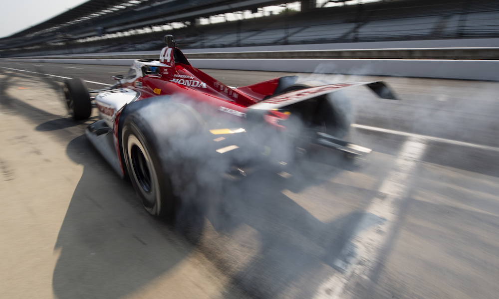 Legge encouraged by strides made during first day of Indy 500 practice