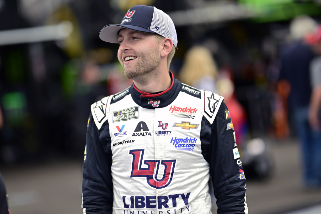 Byron to start Coke 600 from pole after qualifying rained out