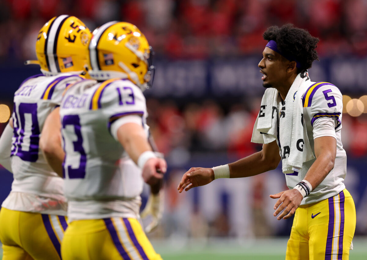 LSU set to have one of the best quarterback rooms in college football with Garrett Nussmeier officially staying