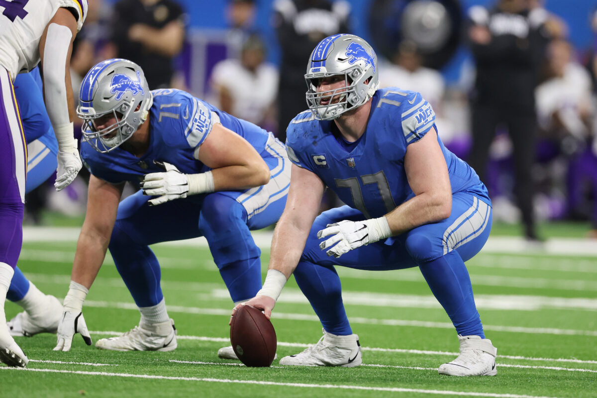Frank Ragnow’s troublesome toe highlights the Lions unproven OL depth