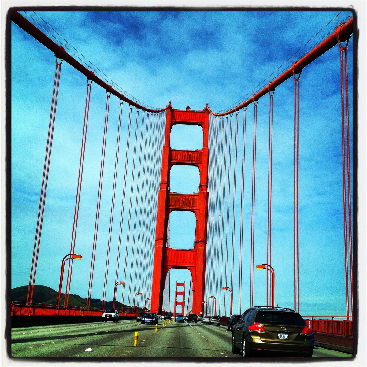 The great Golden Gate Bridge through history