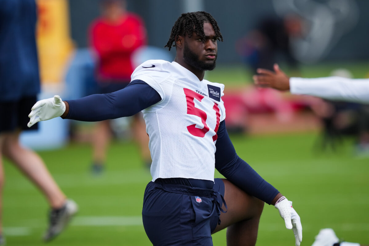PHOTO GALLERY: Will Anderson Jr. takes the field for Houston Texans practice