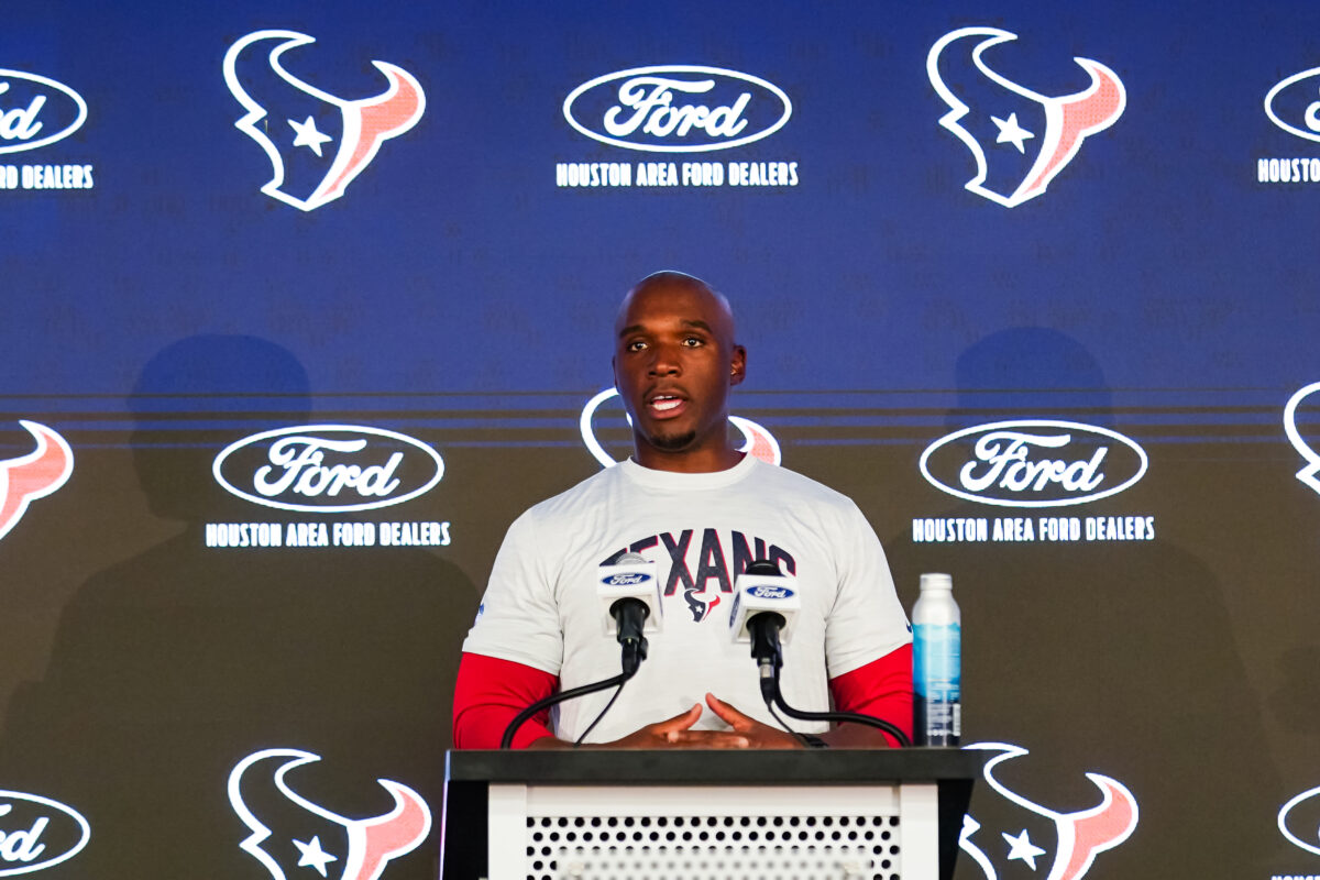 Texans coach DeMeco Ryans lays out the goals for rookie minicamp
