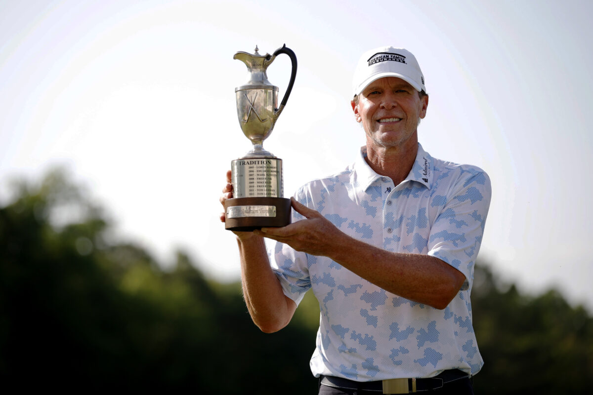 Steve Stricker defends his title at the Regions Tradition for his fifth major win on the PGA Tour Champions