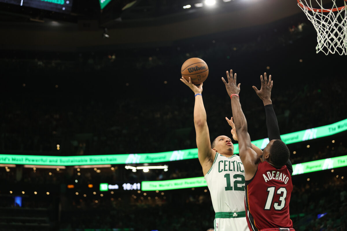 Who should the Boston Celtics start in Game 3 of their East finals series with the Miami Heat?