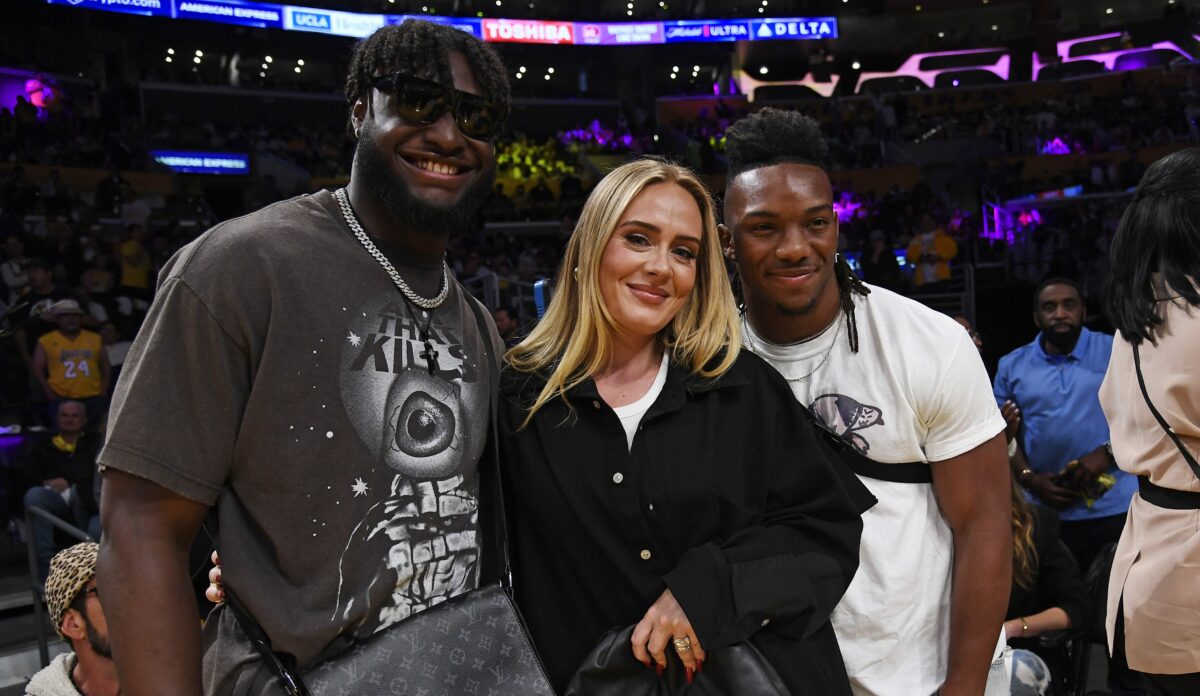 Will Anderson Jr. meets celebrities courtside at Lakers-Nuggets playoff game
