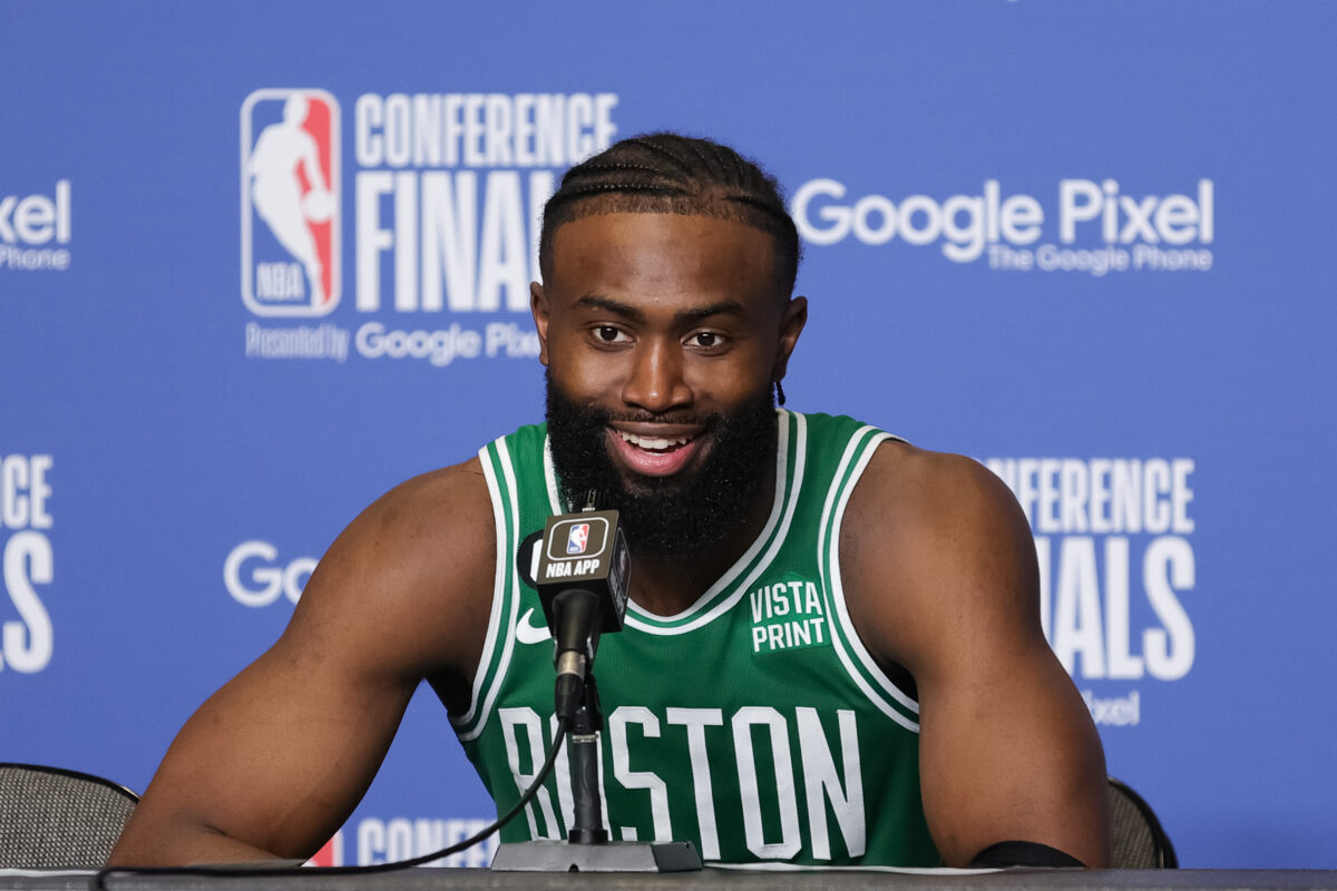 Jaylen Brown talks Boston’s Game 6 win to the ‘Inside the NBA’ crew postgame