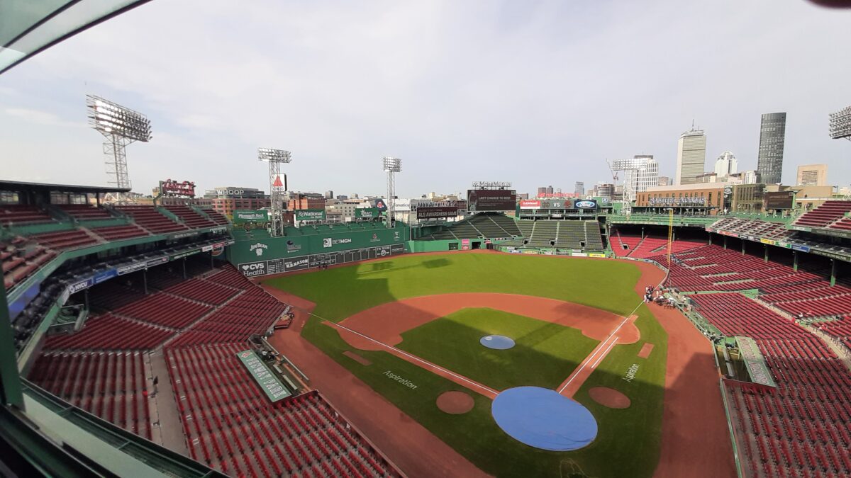 The experience of covering a baseball game at Fenway Park