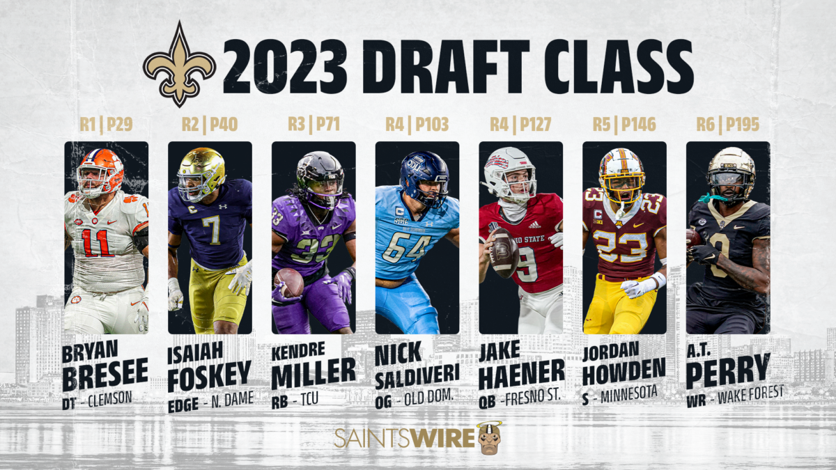 The good, the bad and the ugly from the Saints’ 2023 draft