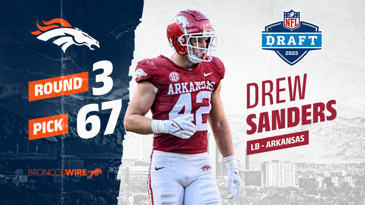 Broncos signing LB Drew Sanders to 4-year rookie contract