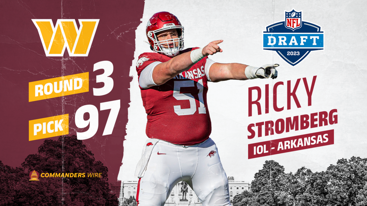 Commanders sign 3rd-round pick Ricky Stromberg