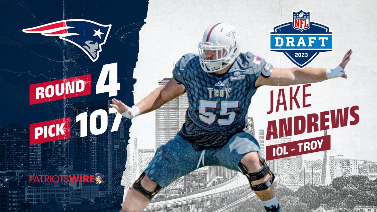 Final draft grades round-up for Patriots C Jake Andrews