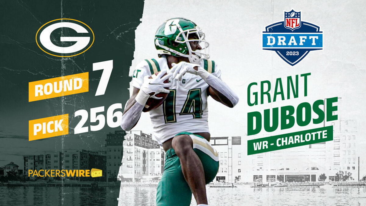 Green Bay Packers 2023 seventh-round pick: WR Grant DuBose