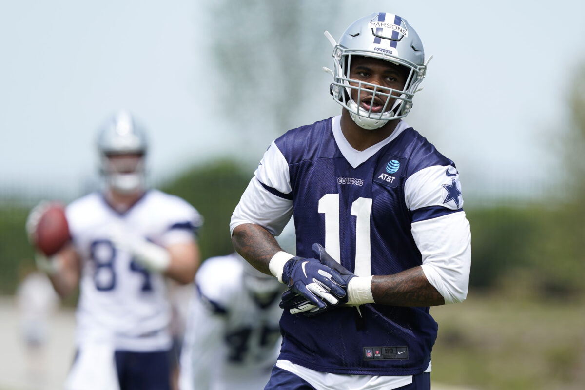Cowboys’ Micah Parsons joins team for first day of OTAs
