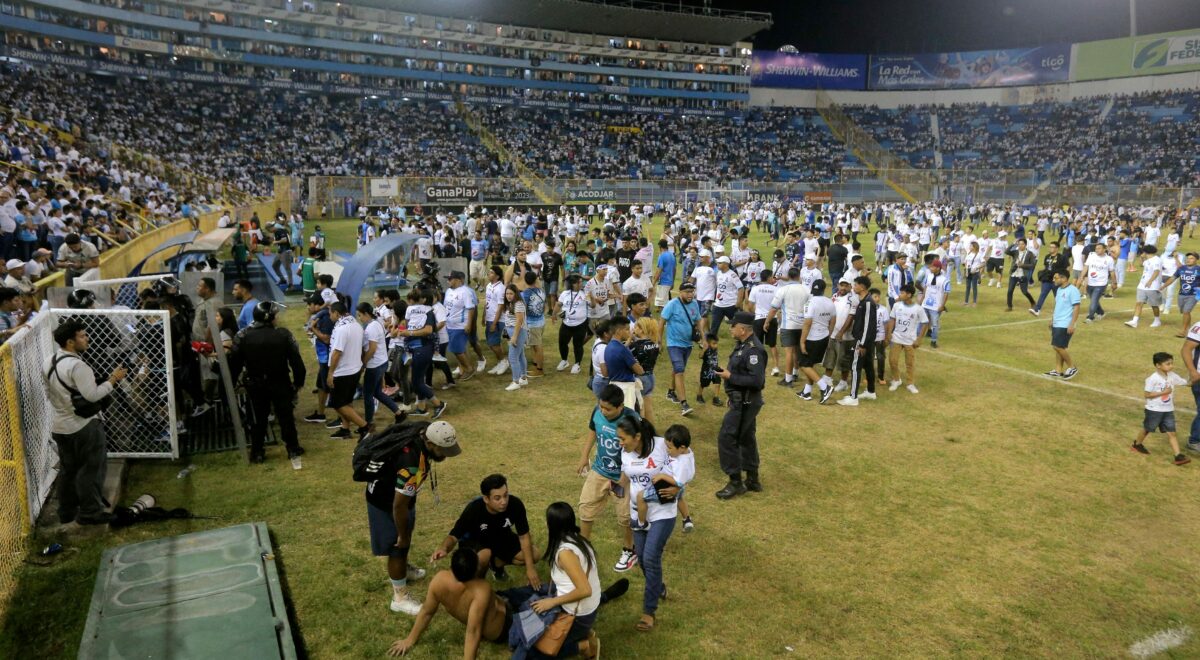 Stadium crush in El Salvador leaves at least 12 dead