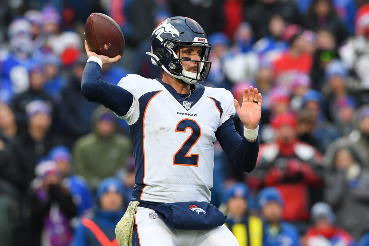 Ex-Broncos QB finds home in free agency; roster cuts on deck for Denver