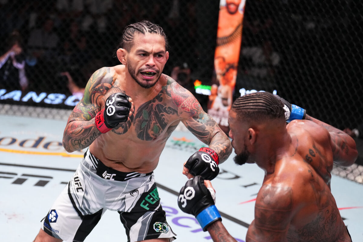 UFC Fight Night 224 winner Diego Ferreira happy to prove he’s ‘not just a jiu-jitsu fighter’ with KO of Michael Johnson