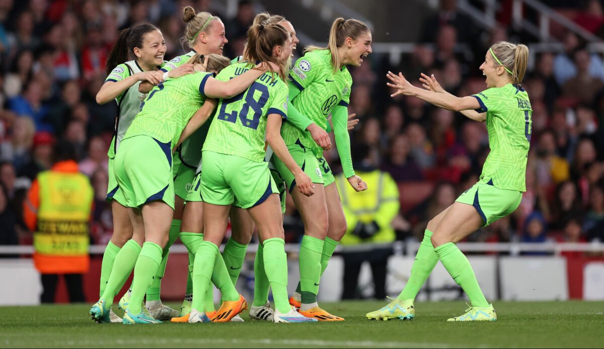Wolfsburg stun Arsenal to reach UWCL final in front of record Emirates crowd