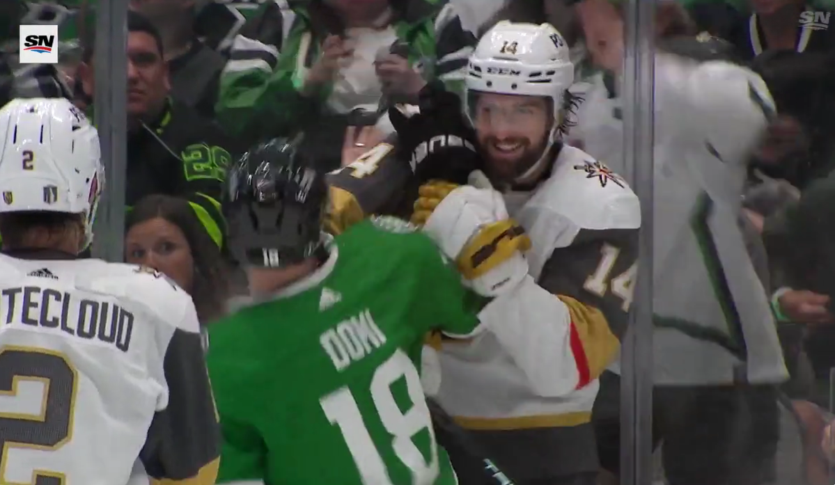 Nicolas Hague laughed at Max Domi for trying to fight him during Golden Knights’ rout of Stars
