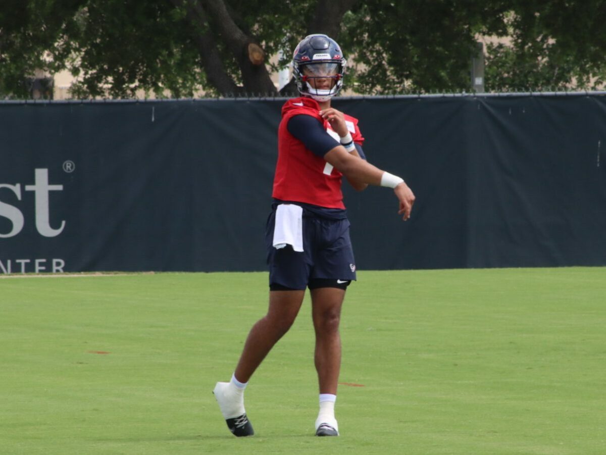 WATCH: C.J. Stroud throws deep routes at Texans OTAs