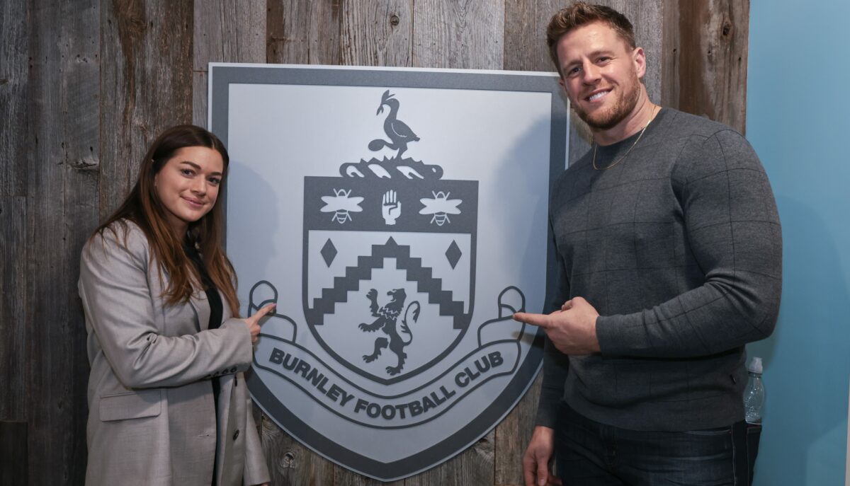 JJ and Kealia Watt become investors in Burnley FC