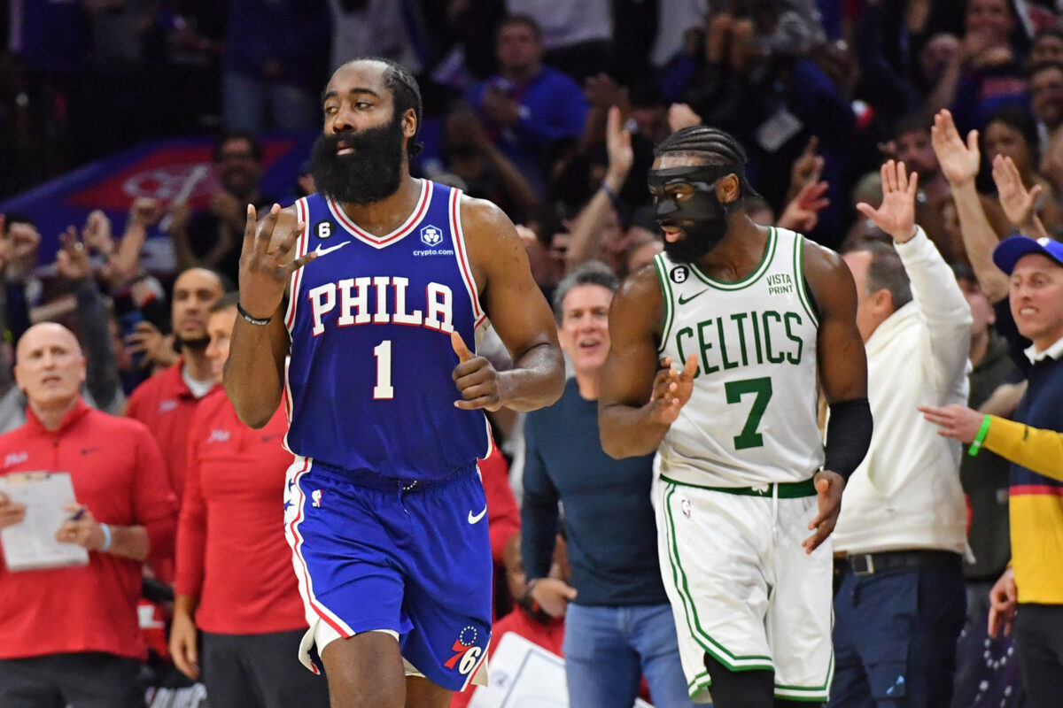 NBA Twitter reacts to James Harden, Sixers beating Celtics in Game 4