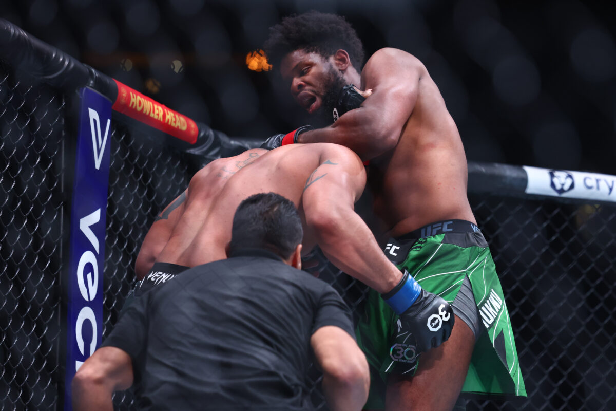 MMA Junkie’s Submission of the Month for May: Kennedy Nzechukwu’s standing choke
