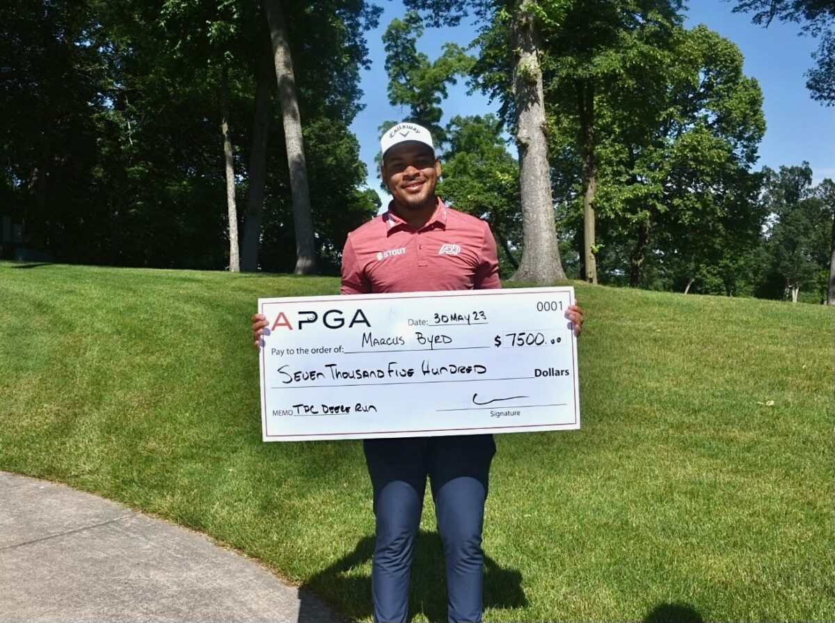 Marcus Byrd wins third APGA Tour event of the season, this time at TPC Deere Run