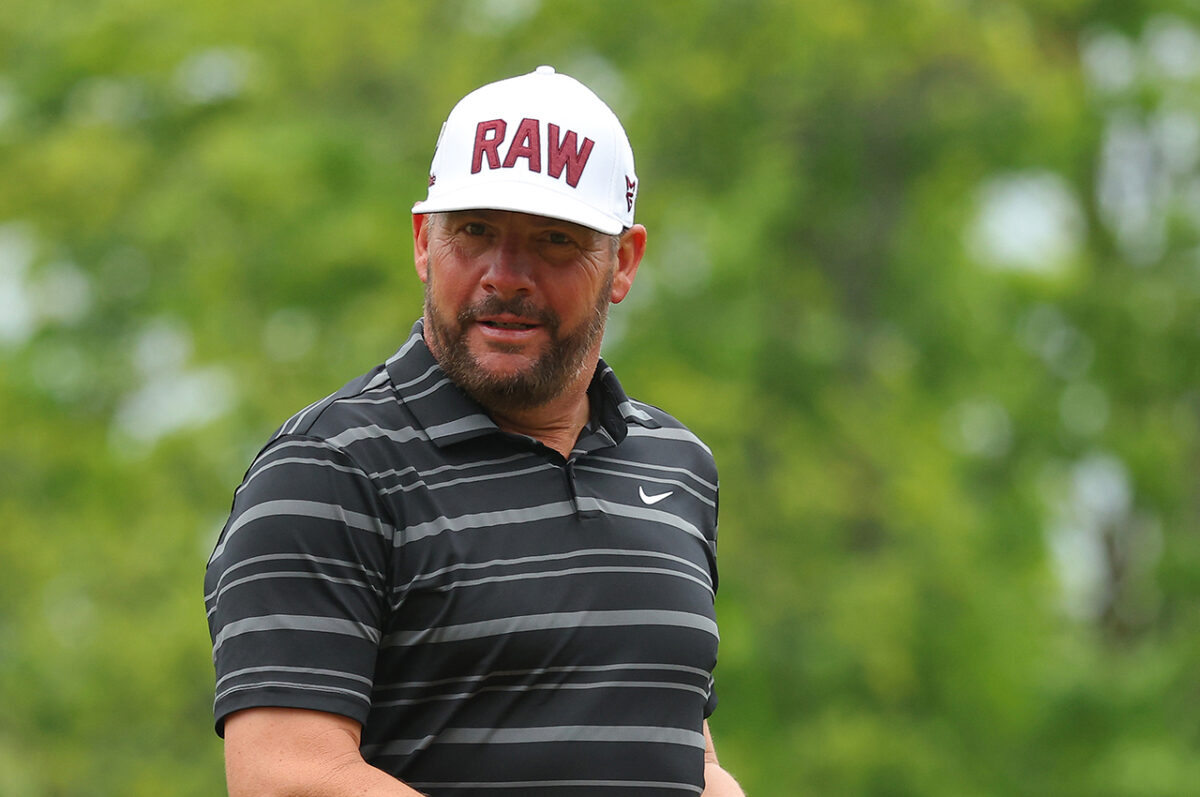PGA Championship: What does Michael Block’s RAW hat mean?