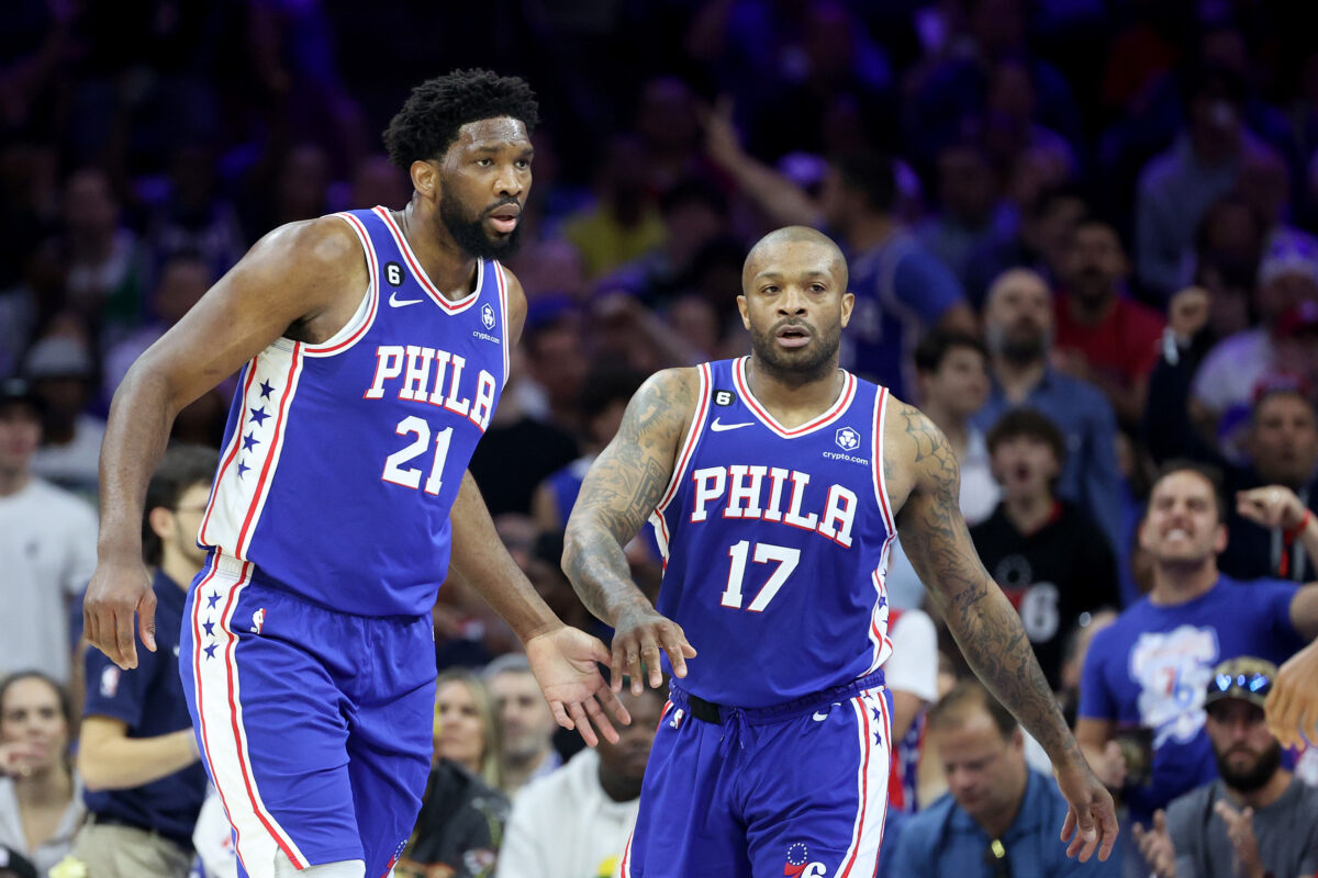 PJ Tucker explains his pep talk with Joel Embiid late in win over Celtics