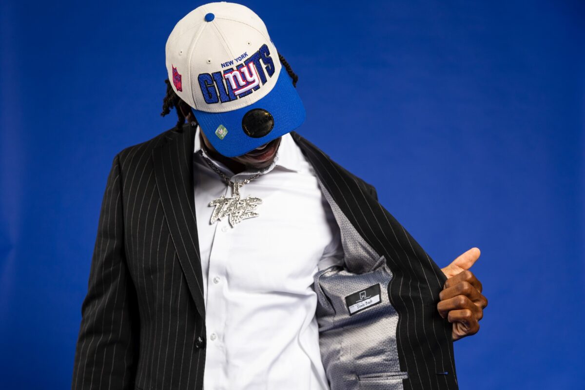 See it: Deonte Banks styling in Giants Hall of Famer’s clothing line